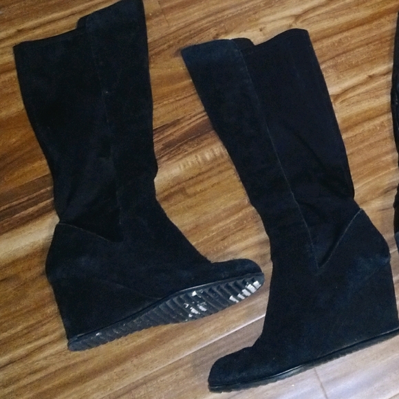 Kenneth Cole Tall Wedge Boots - Picture 2 of 3